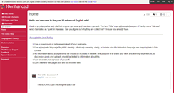 Desktop Screenshot of 10enhanced.wikispaces.com