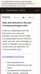 Mobile Screenshot of 10enhanced.wikispaces.com