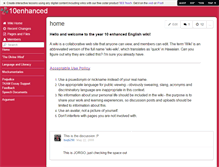 Tablet Screenshot of 10enhanced.wikispaces.com