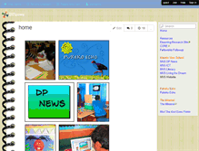 Tablet Screenshot of dpnews.wikispaces.com