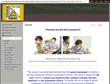 Tablet Screenshot of aggieparentspowerup.wikispaces.com