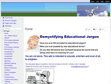 Tablet Screenshot of educationaljargonschs.wikispaces.com