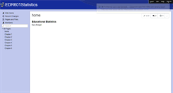 Desktop Screenshot of edr601statistics.wikispaces.com