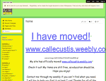 Tablet Screenshot of callecustis.wikispaces.com