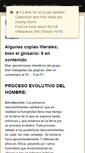 Mobile Screenshot of elhombreevolucionando.wikispaces.com