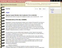 Tablet Screenshot of elhombreevolucionando.wikispaces.com