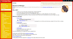 Desktop Screenshot of hhsapbio.wikispaces.com