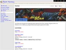 Tablet Screenshot of dark-heresy.wikispaces.com