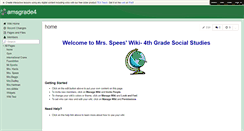Desktop Screenshot of amsgrade4.wikispaces.com