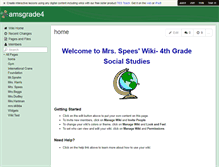 Tablet Screenshot of amsgrade4.wikispaces.com