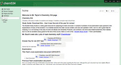 Desktop Screenshot of chem534.wikispaces.com