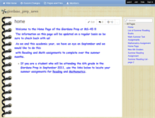 Tablet Screenshot of giordanoprepnews.wikispaces.com