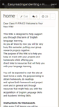 Mobile Screenshot of easyreadingandwriting.wikispaces.com