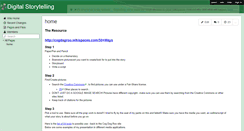 Desktop Screenshot of digistorytelling.wikispaces.com