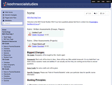 Tablet Screenshot of keehnsocialstudies.wikispaces.com
