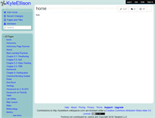 Tablet Screenshot of kyleellison.wikispaces.com