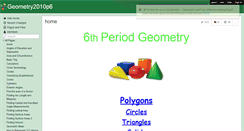 Desktop Screenshot of geometry2010p6.wikispaces.com