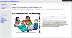 Desktop Screenshot of coopactionresearch.wikispaces.com