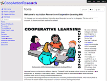 Tablet Screenshot of coopactionresearch.wikispaces.com