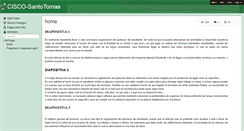 Desktop Screenshot of cisco-santotomas.wikispaces.com