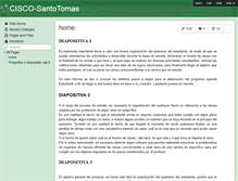 Tablet Screenshot of cisco-santotomas.wikispaces.com