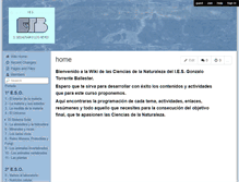 Tablet Screenshot of cienciasnaturalesgtb.wikispaces.com