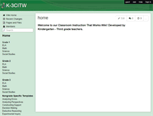 Tablet Screenshot of k-3citw.wikispaces.com