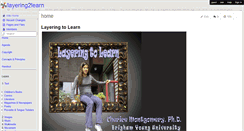 Desktop Screenshot of layering2learn.wikispaces.com