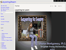 Tablet Screenshot of layering2learn.wikispaces.com