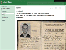 Tablet Screenshot of hillst1968.wikispaces.com