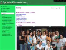 Tablet Screenshot of eproinfo120teresaloureiro.wikispaces.com