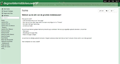 Desktop Screenshot of degrootstemiddeleeuwer3f.wikispaces.com