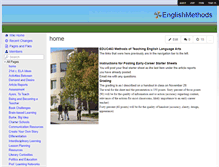 Tablet Screenshot of englishmethods.wikispaces.com