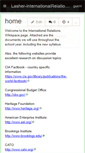 Mobile Screenshot of lasher-internationalrelations.wikispaces.com