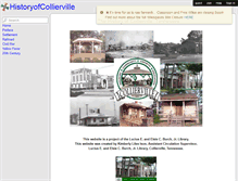 Tablet Screenshot of historyofcollierville.wikispaces.com