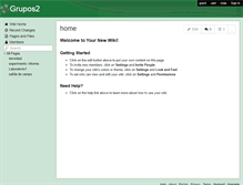 Tablet Screenshot of grupos2.wikispaces.com