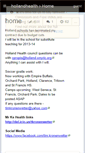 Mobile Screenshot of hollandhealth.wikispaces.com