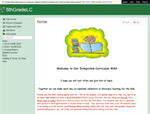 Tablet Screenshot of 5thgradelc.wikispaces.com
