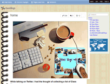 Tablet Screenshot of classblogs.wikispaces.com
