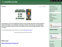 Tablet Screenshot of laurelelem.wikispaces.com