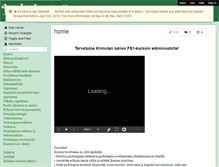 Tablet Screenshot of kurssi1.wikispaces.com