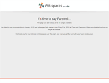 Tablet Screenshot of misiwani.wikispaces.com