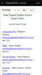 Mobile Screenshot of greensdms.wikispaces.com