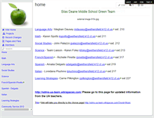 Tablet Screenshot of greensdms.wikispaces.com