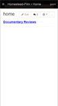 Mobile Screenshot of homestead-film.wikispaces.com