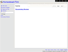 Tablet Screenshot of homestead-film.wikispaces.com