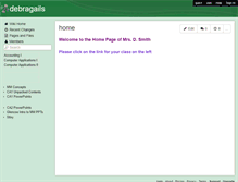 Tablet Screenshot of debragails.wikispaces.com