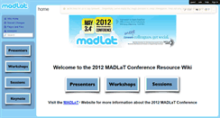 Desktop Screenshot of madlat2012.wikispaces.com