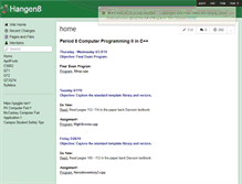 Tablet Screenshot of hangen8.wikispaces.com