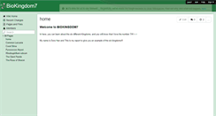 Desktop Screenshot of biokingdom7.wikispaces.com